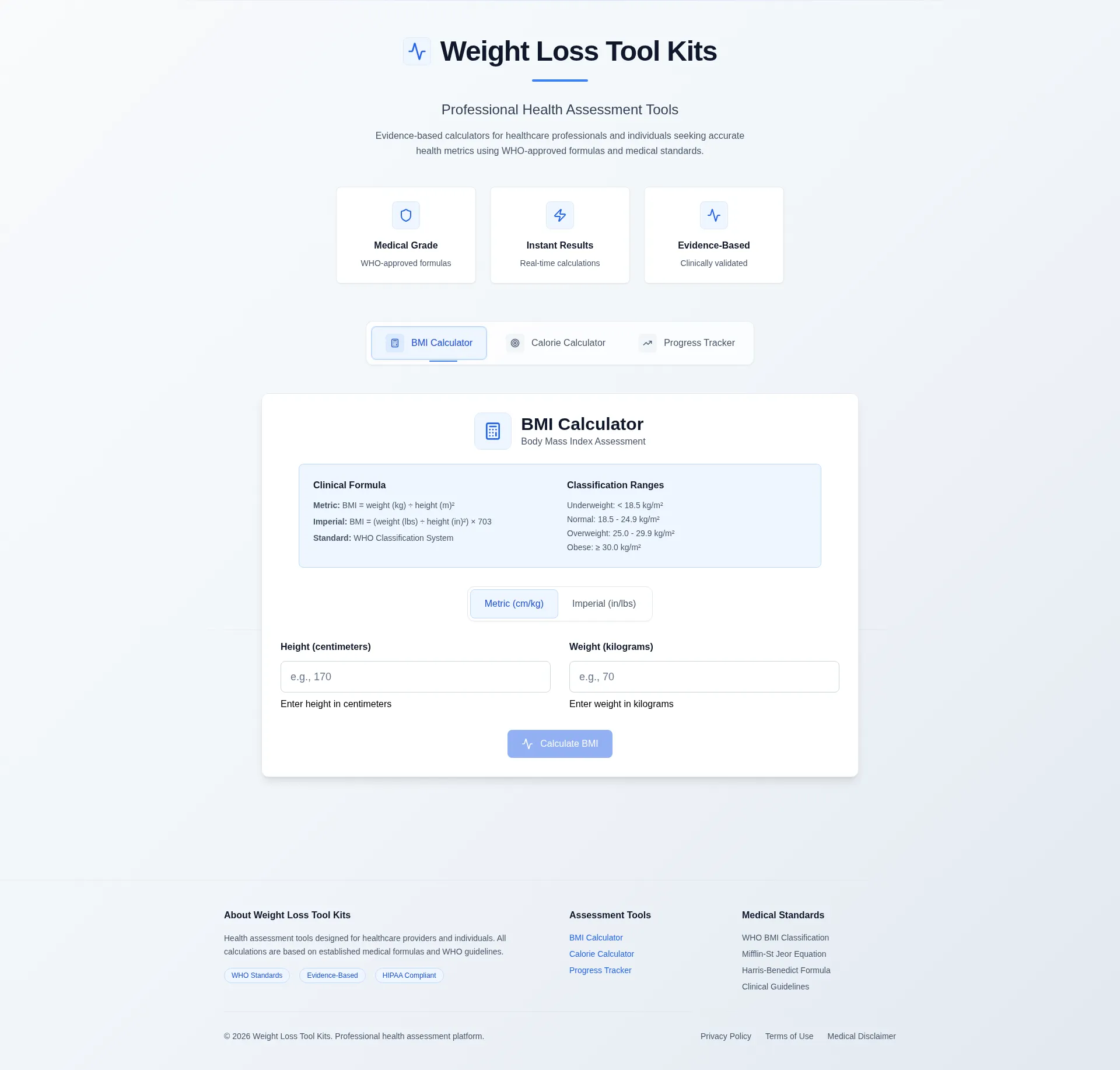 Weight Loss Toolkits